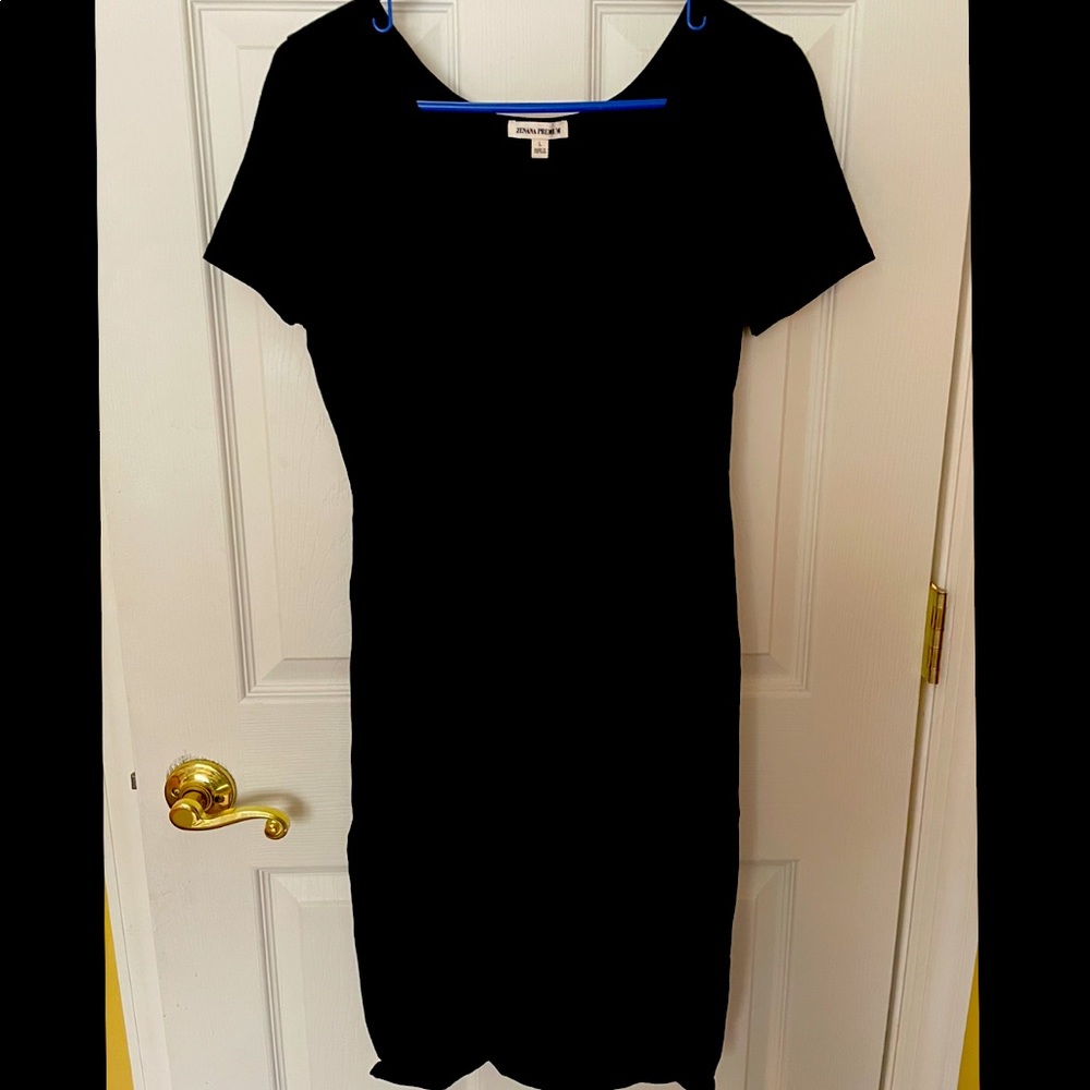 Black Midi Bodycon Dress